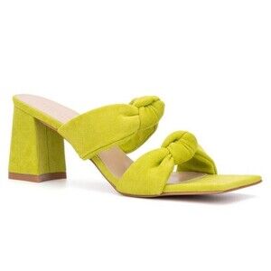 Flamingo‎ heels torgeis green women heels romantic sweet fashion comfort size 8